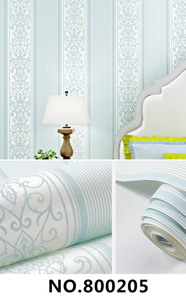 Geometric Strip Non-Woven Wallpaper 88002