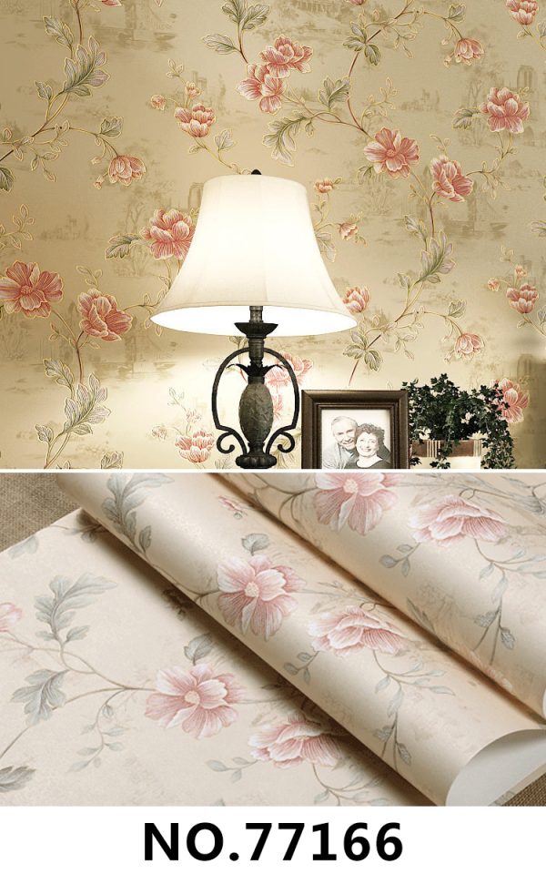 Floral Patterns Non-Woven Wallpaper 77166