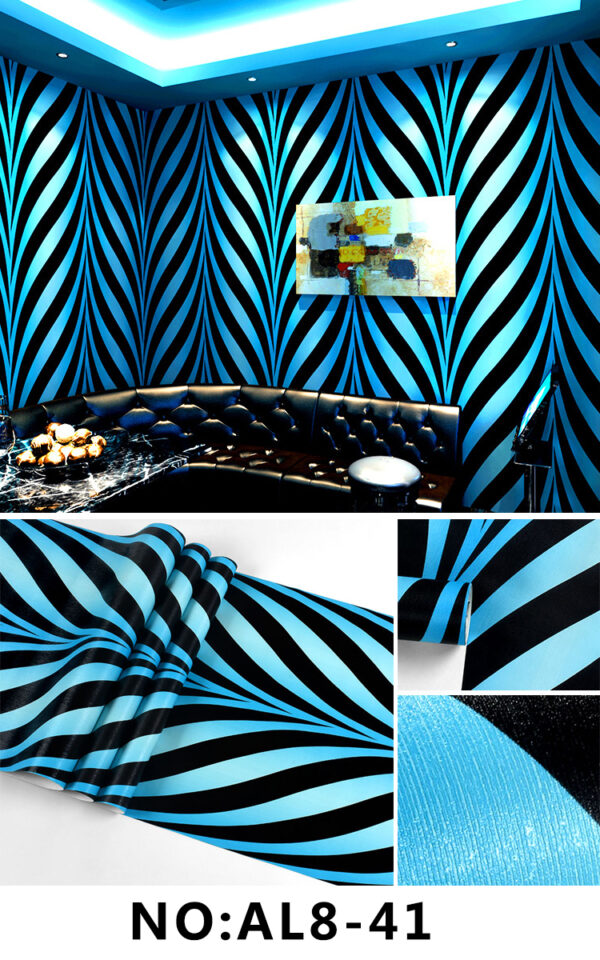 Modern 3D Vinyl Wallpaper For KTV AL8-41