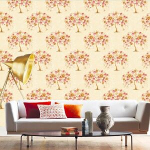 Pink Luxury Damask Wallpaper