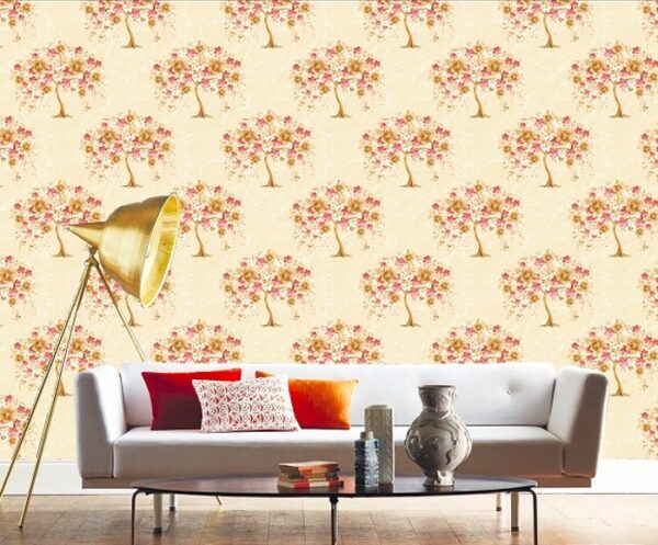 Pink Luxury Damask Wallpaper