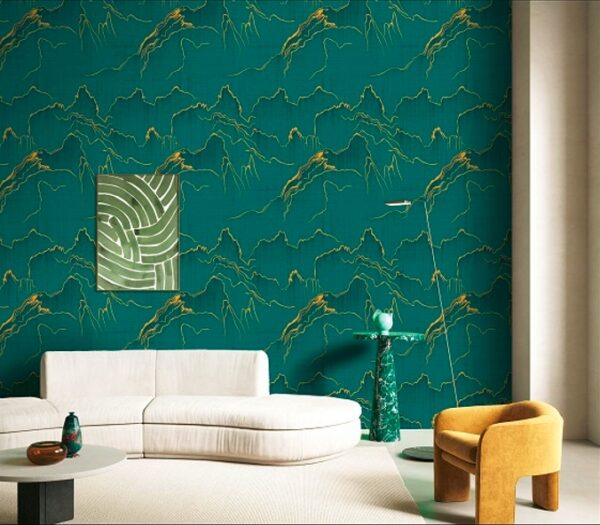 Fashion PVC Damask Wallpaper