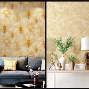 Gold Damask Wallpaper