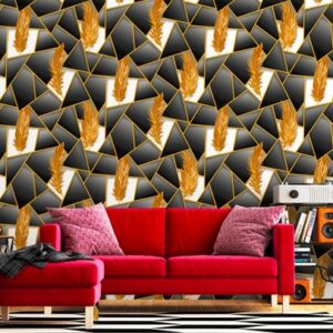 Geometric Wallpaper Patterned