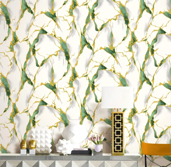 Luxury metallic wallpaper