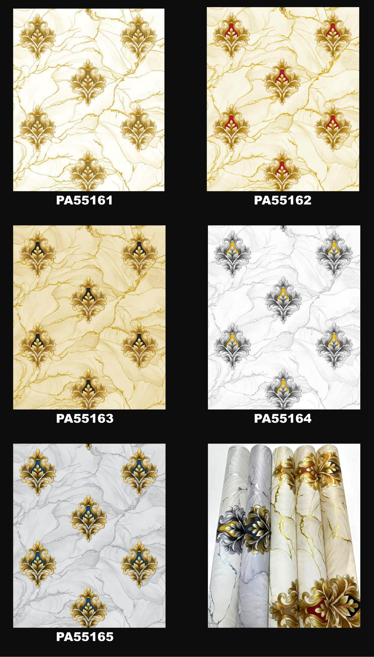 Damask wallpaer
