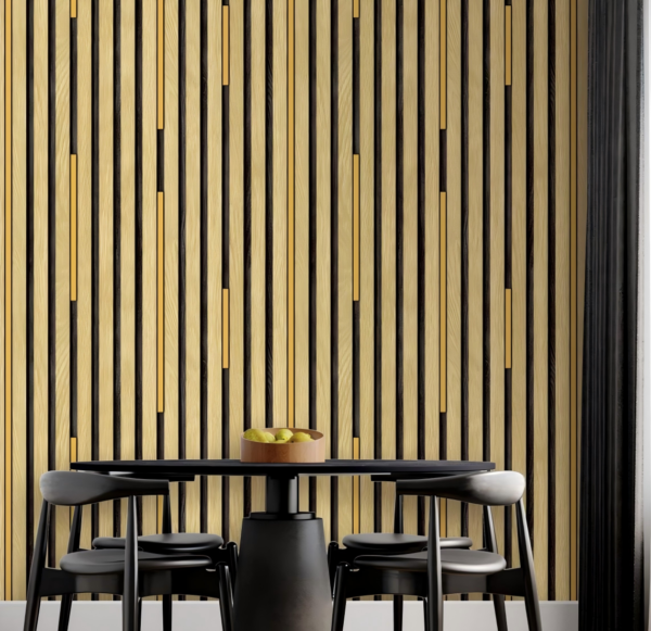 Modern striped wallpaper