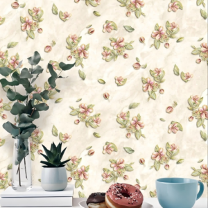 Pastel Floral Wallpaper With Delicate Blossoms 12084