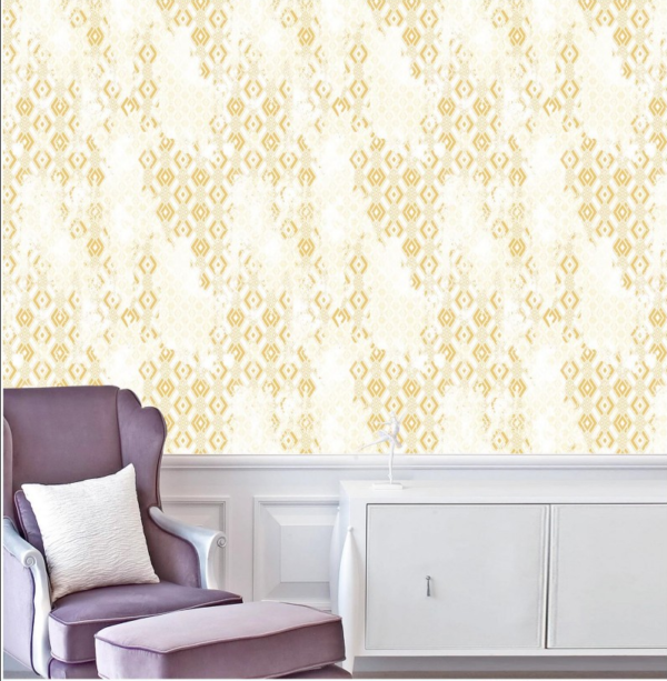 Geometric Diamond Wallpaper Art Deco-Inspired Texture 61081